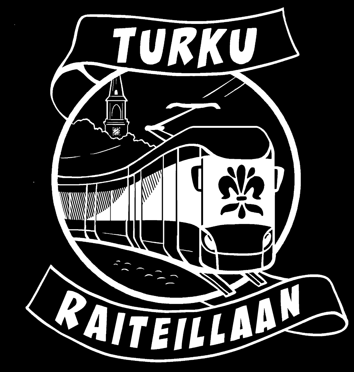 Ratikkapaidan tarkka painatus